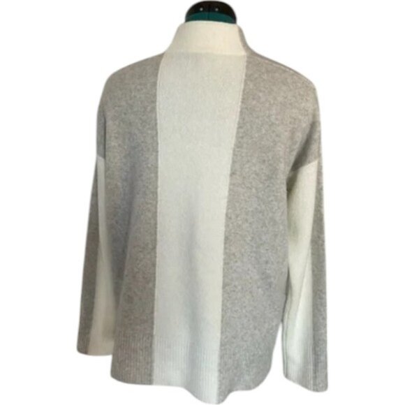 Reiss grey and white soft sweater size S - Picture 4 of 10